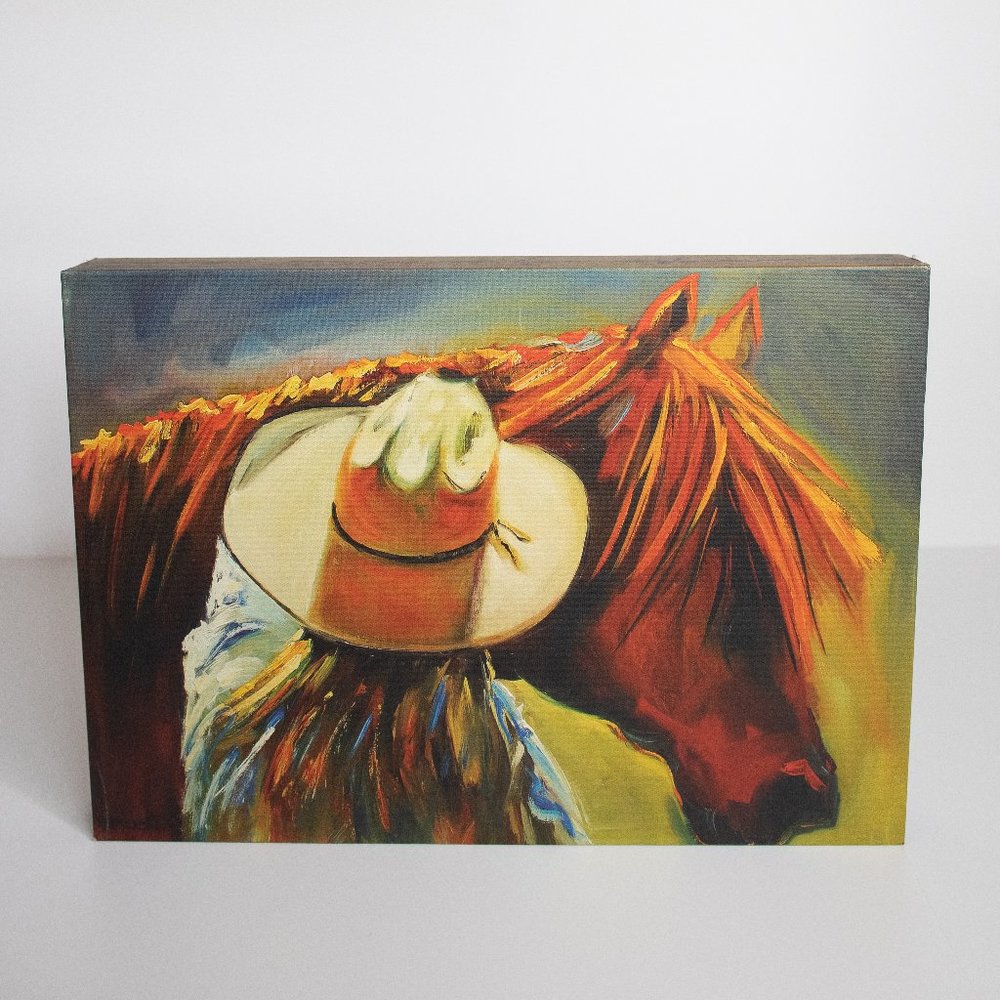 "Cowgirl" Visual Edge Wall Art by Diane Whitehead